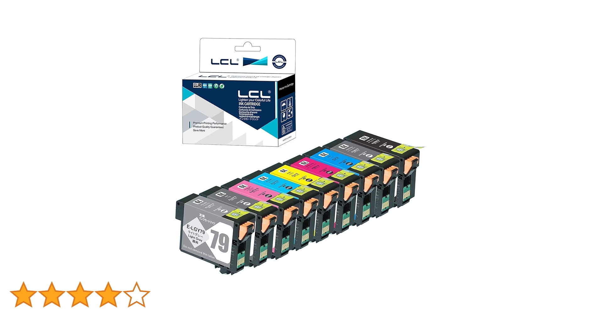 Amazon.co.jp: LCL エプソン用 IC9CL79 顔料 9色セット 互換